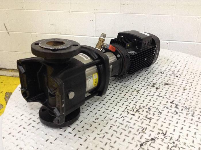 Used GRUNDFOS 3.00 kW / 4 HP Pump w/ Motor CR15-02 A-F-A-V-HQQV Used