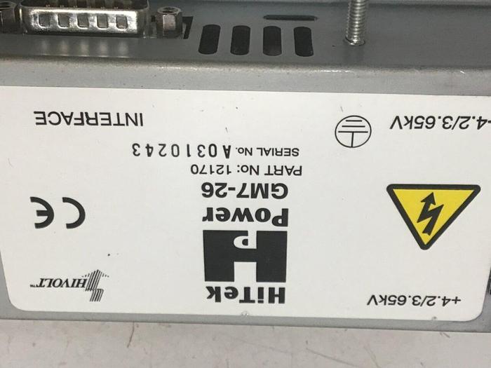 Used HITEK POWER CORP Power Supply GM7-26 #127811