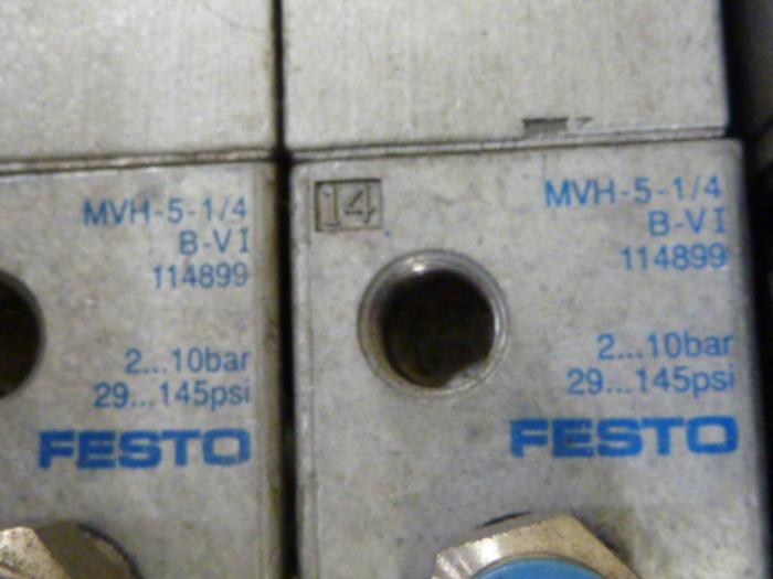 Used FESTO Control Block / Valve Terminal IFB8-02 #52866