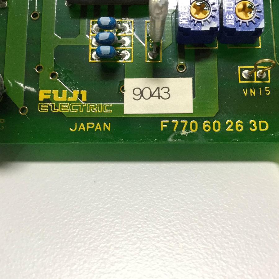 Used FUJI ELECTRIC Processor Card F770 60 26 3D F77060263D UM200-D0IC Used #94025