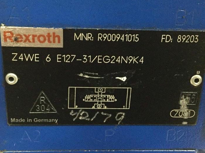 Used REXROTH Directional Control Valve DBW20B2523156EG24N9K4SO560 Used