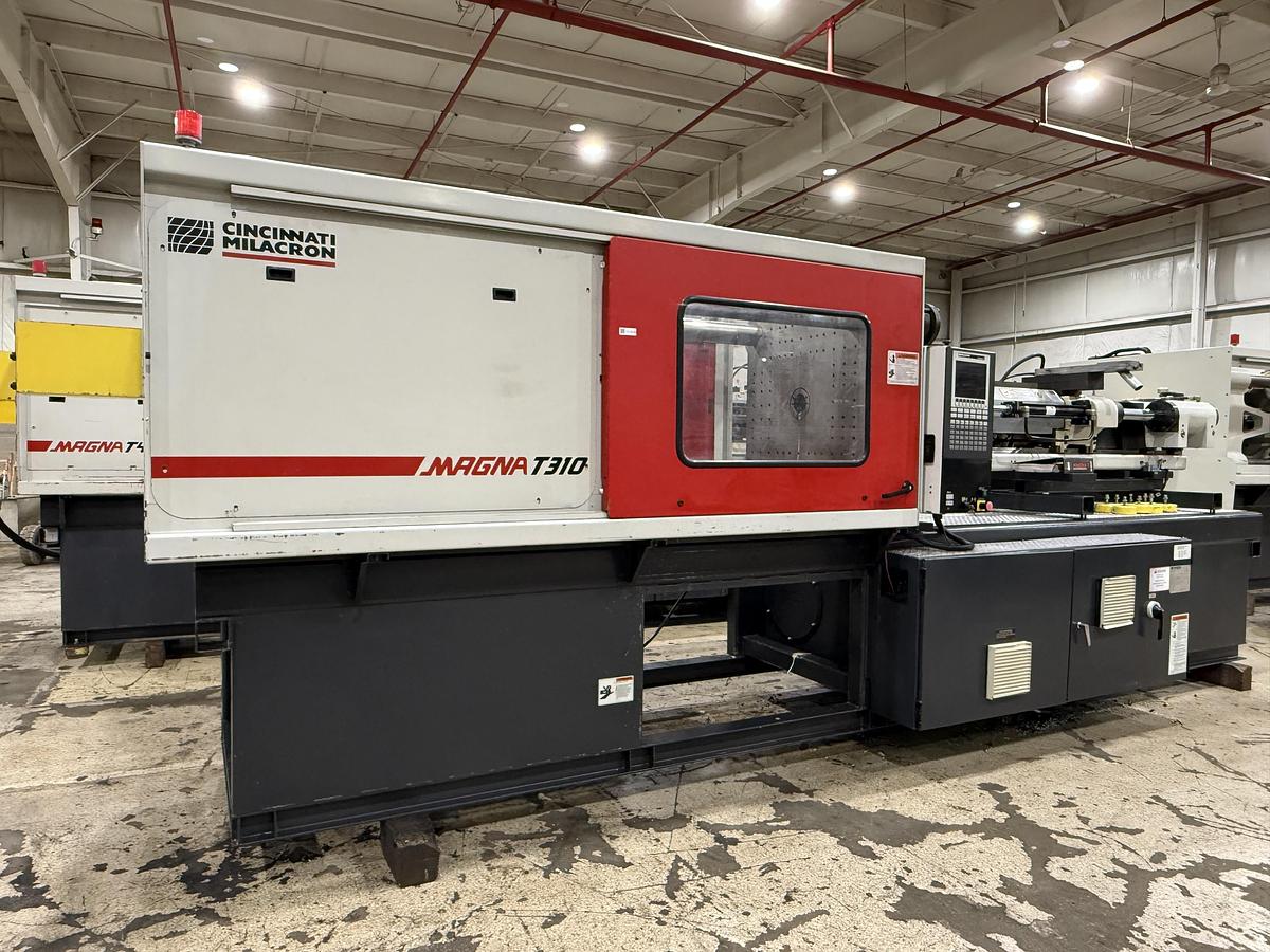 Used 2000 CINCINNATI MILACRON 310 Ton Injection Molding Machine MT310-22 USED #151848
