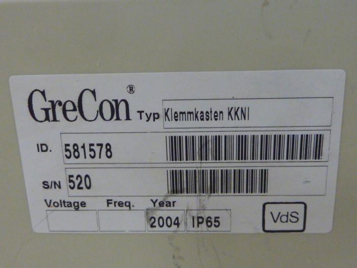 Used GRECON Junction Box KKNI #58999