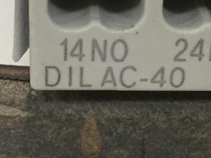 Used MOELLER Contactor DILAC-40 #103280