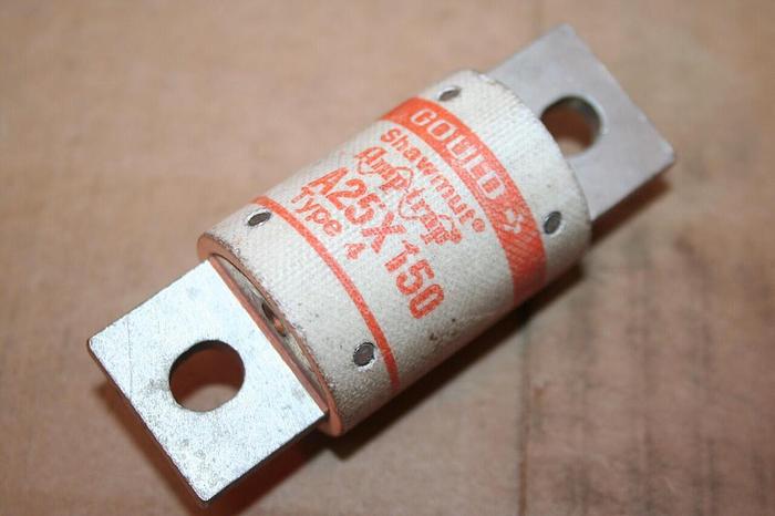 Used GOULD 150 Amp Fuse A25X150 Used