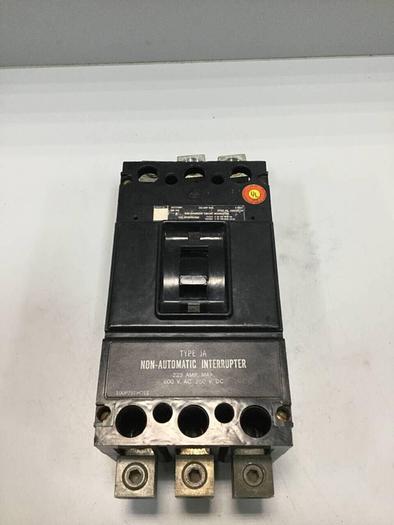 Used WESTINGHOUSE 225 Amp Circuit Breaker JAS225NW #97012