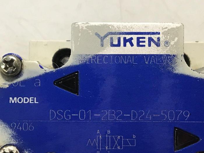 Used YUKEN Directional Valve DSG-01-2B2-D24-5079 #129686