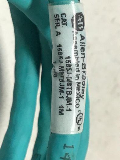 Used ALLEN BRADLEY Ethernet Cable 1585J-M8TBJM-1 #125507