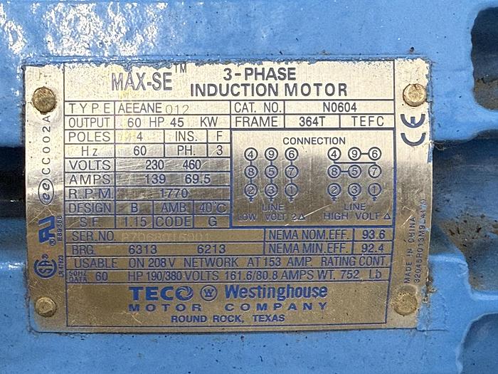 Used Handy systems corporation HPP-R616-60HP-8FS-6 USED #145775