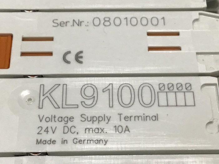 Used BECKHOFF Power Supply Terminal KL9100 #125229