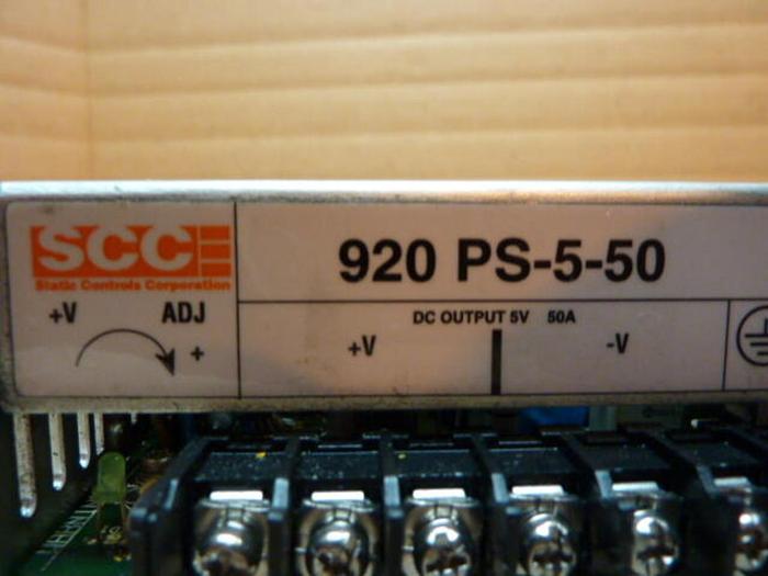 Used STATIC CONTROL SYSTEMS Power Supply 920PS-5-50 #29116
