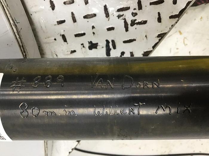 Used VAN DORN 60 Oz (80 mm) Screw w/ Tip 80MMWILLERT Used