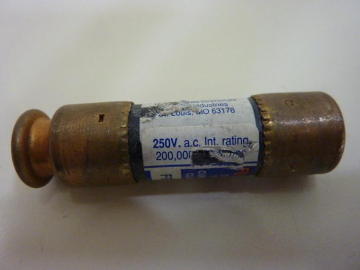 Used BUSSMANN 1 1/2 Amp Fuse FRN-R-1-1/2 #47580