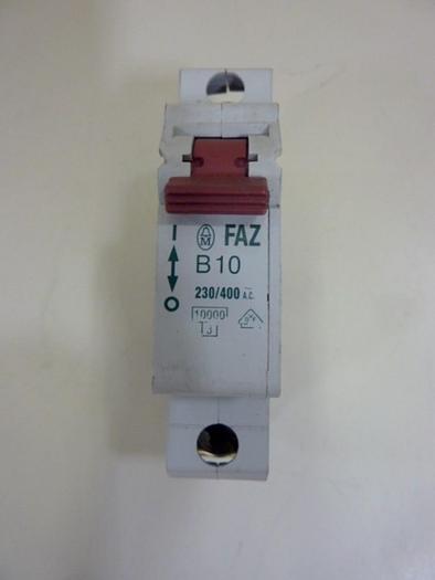 Used MOELLER 10 Amp Circuit Breaker FAZ-B10 #64315
