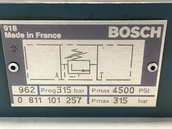 Used BOSCH Valve 0 811 101 257 #144800