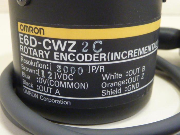 Used OMRON Rotary Encoder E6D-CWZ2C/2000PR Used