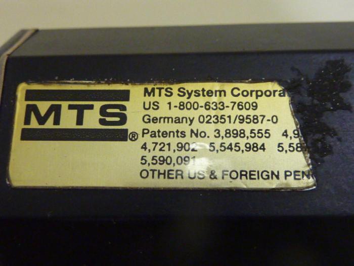 Used MTS Position Sensor LPSHVU01201 #47448