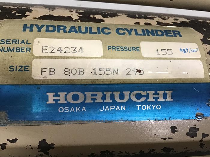 Used HORIUCHI MACHINERY Sled Cylinder FB80B155N295 Used 139067