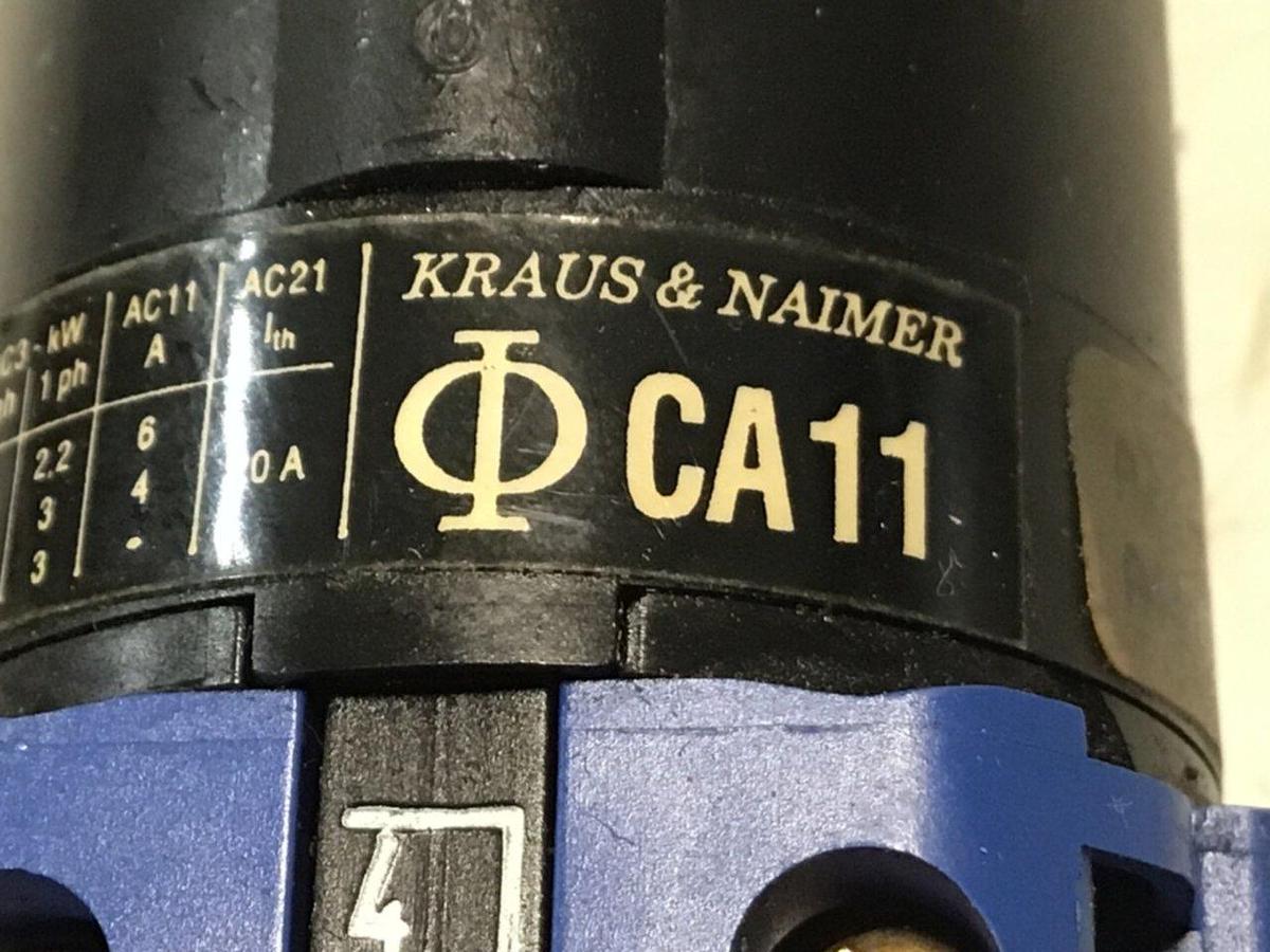 Used KRAUS & NAIMER Rotary Selector Switch CA11 A714 USED