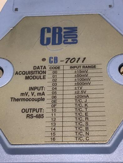 Used CB-COM Data Acquisition CB-7011 #126763