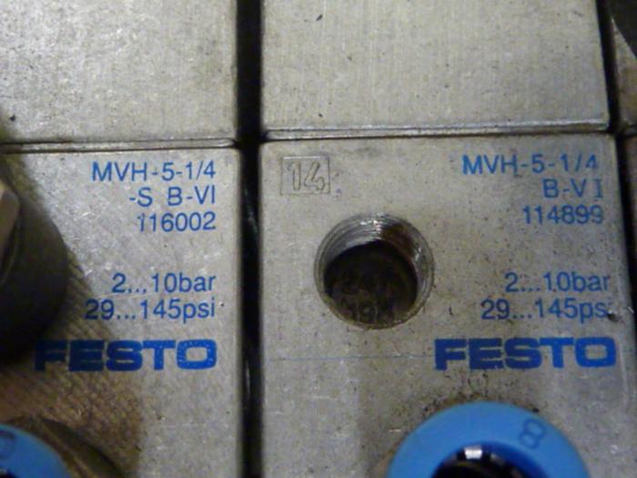 Used FESTO Control Block / Valve Terminal IFB8-02 #52843