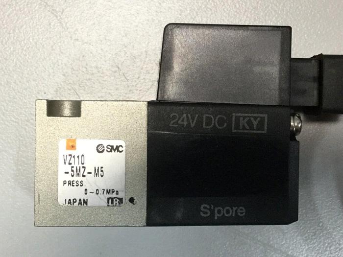 Used SMC Valve w/ Cable VZ110-5MZ-M5 #103632