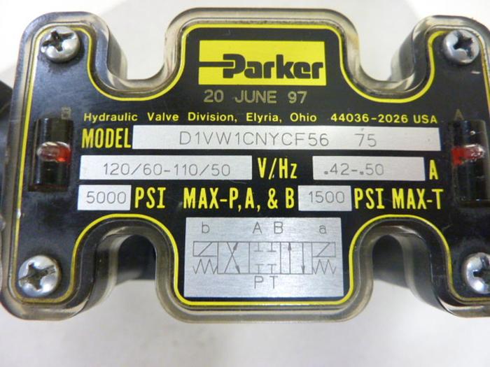 Used PARKER Valve D1VW1CNYCF56 #44588