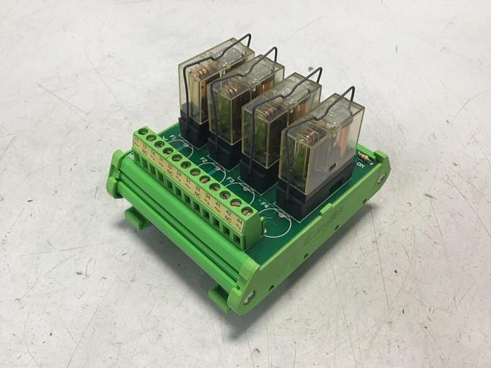 Used EUROTEK Breakout Board ET-MRZ04/24DC/SC/N/AR #136816