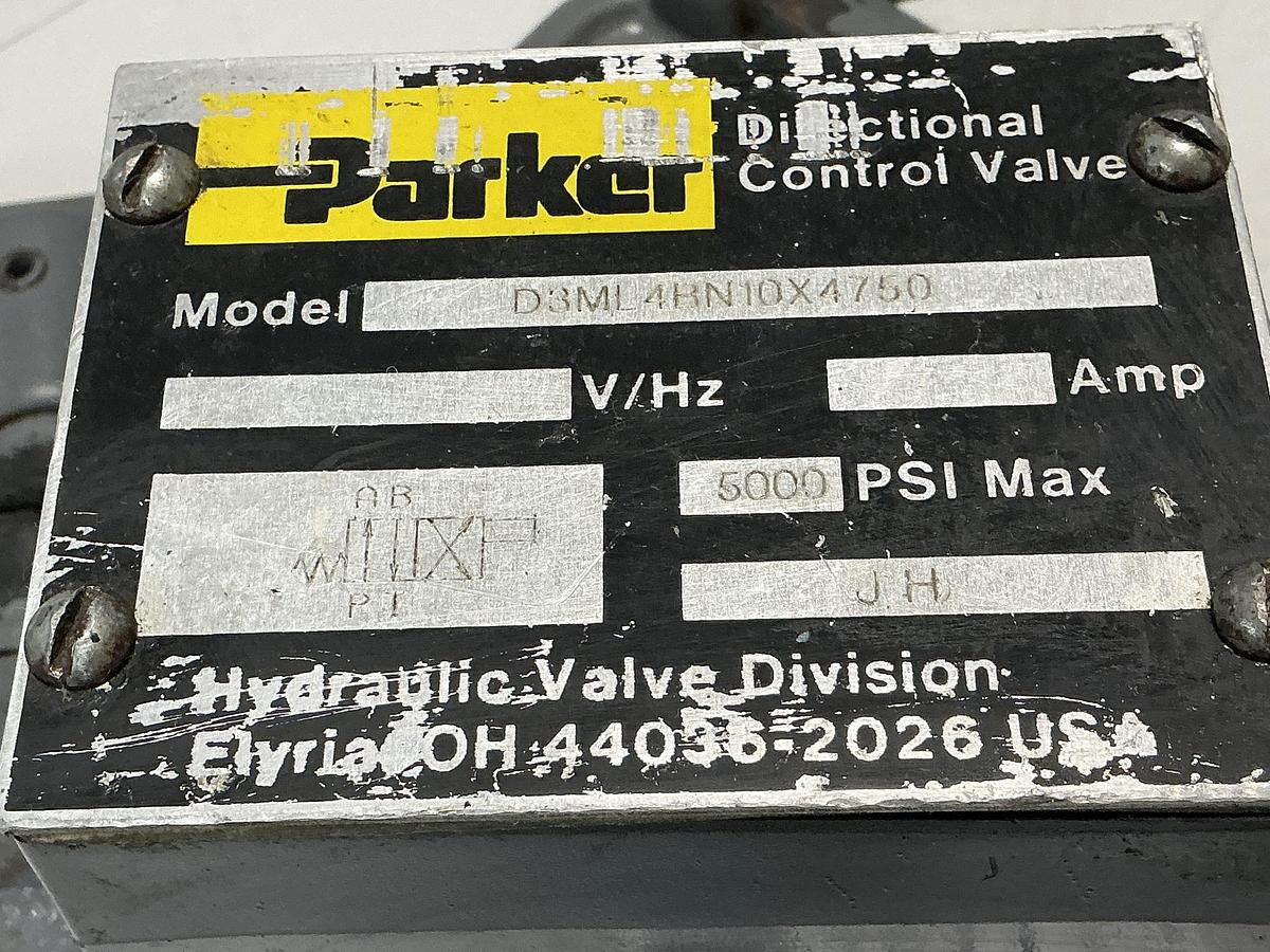 Used PARKER D3ML4BN10X4750
