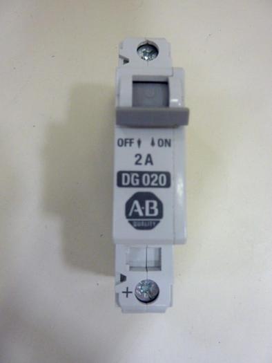 Used ALLEN BRADLEY 2 Amp Circuit Breaker 1492-CB1/DG020 SER B #63800