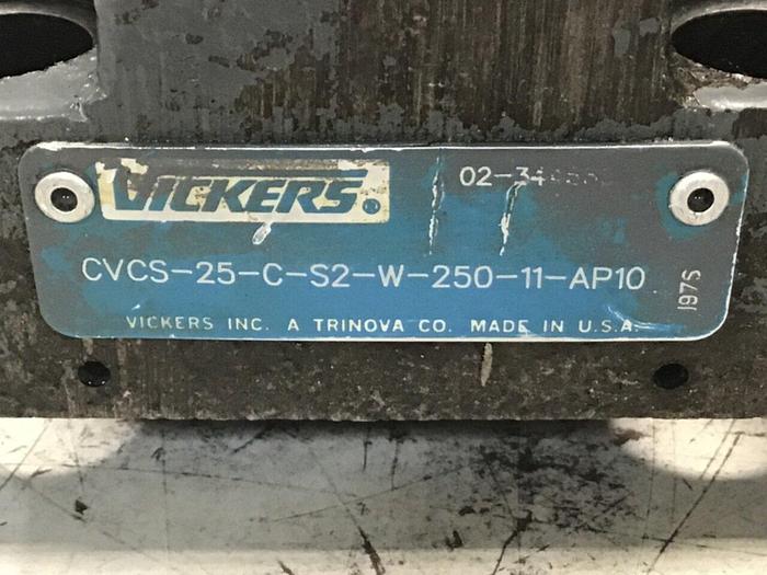 Used VICKERS Valve CVCS-25-C-S2-W-250-11-AP10 USED