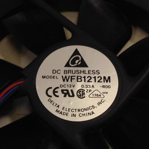 Used DELTA ELECTRONICS DC Brushless Fan WFB1212M #75064