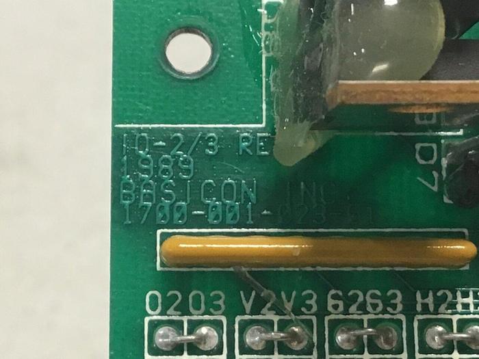Used BASICON Circuit Board 1700-001-023-01 Used