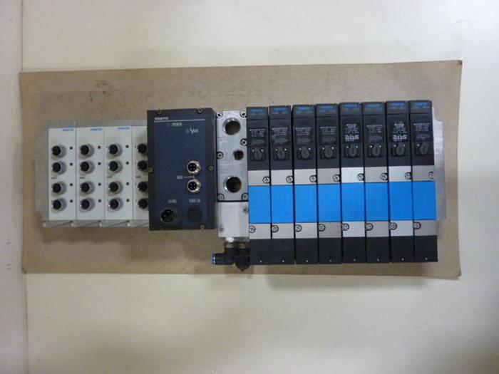 Used FESTO Control Block w/ Valves IFB8-03 #52795
