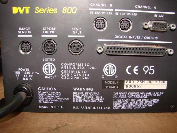 Used DVT Controller 800-25M-DC-512K Used