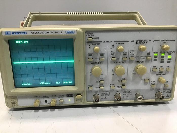 Used GW INSTEK Oscilloscope GOS-6112 #107610