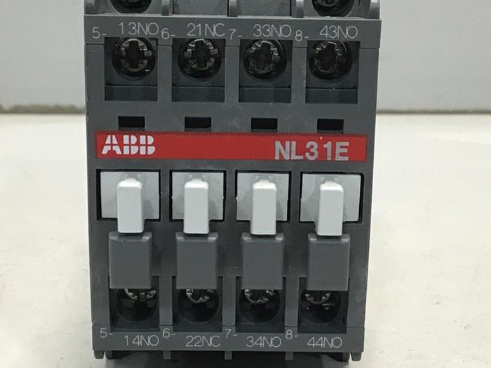 Used ABB Contactor Relay NL31E #113684