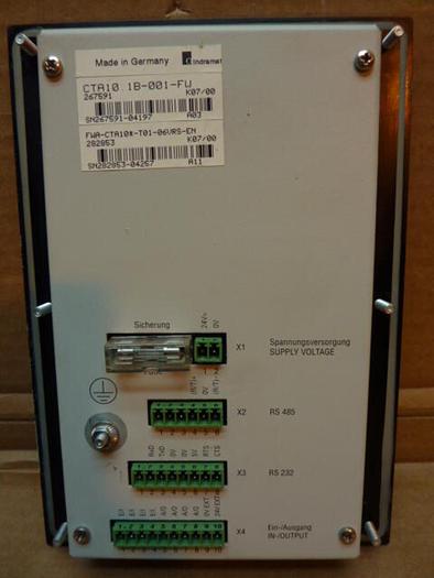 Used INDRAMAT CTA10-1 Operator Interface CTA10.1B-001-FW Used