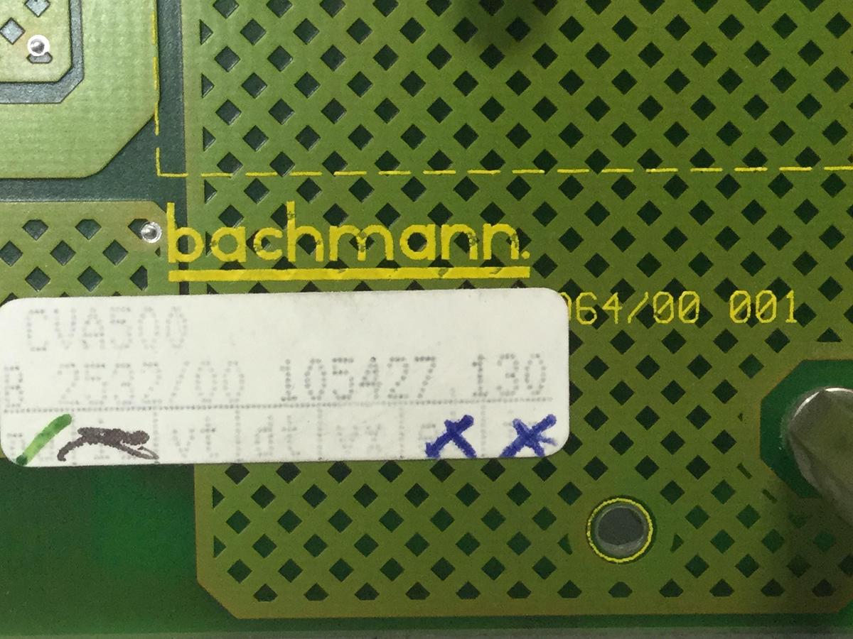 Used BACHMANN ELECTRONIC Circuit Board CVA500/2/S USED