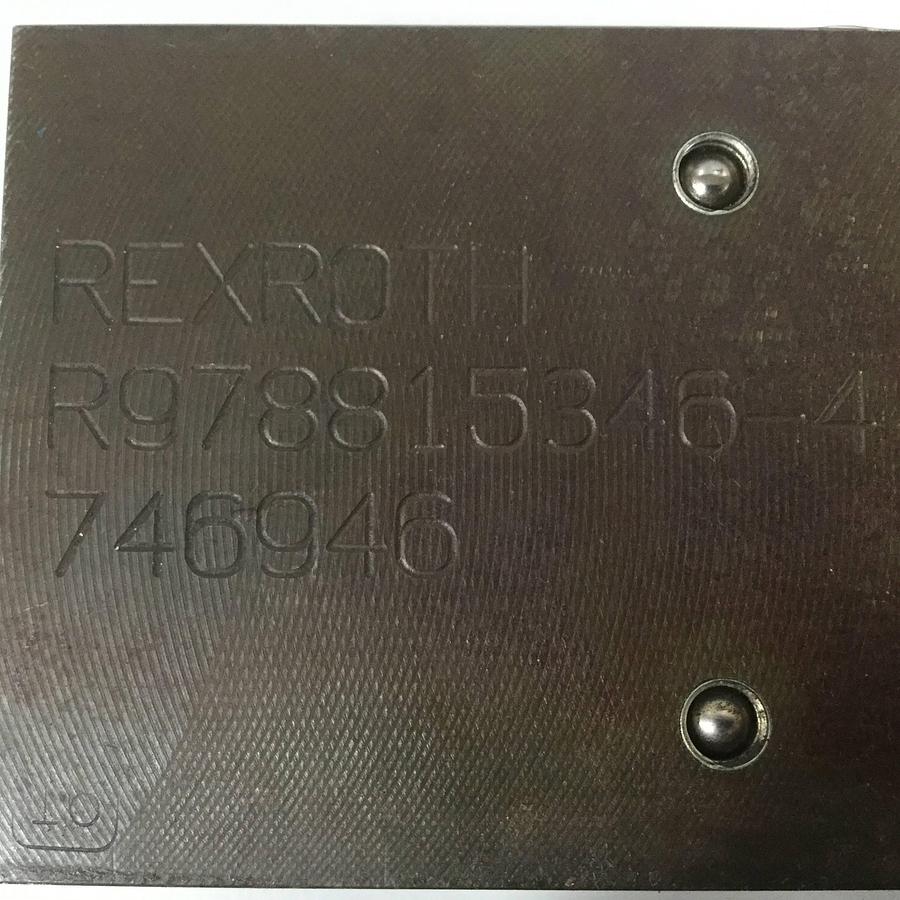 Used REXROTH Hydraulic Valve Manifold Sandwich Plate R978917495 USED