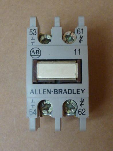 Used ALLEN BRADLEY Auxiliary Contact 195-FA11 SER A #79594