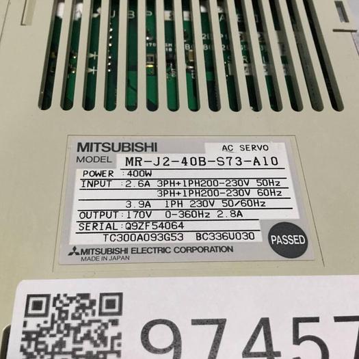 Used MITSUBISHI AC Servo Drive MR-J2-40B-S73-A10 USED