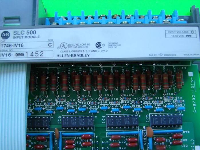 Used ALLEN BRADLEY Input Module 1746-IV16 SER C #35337