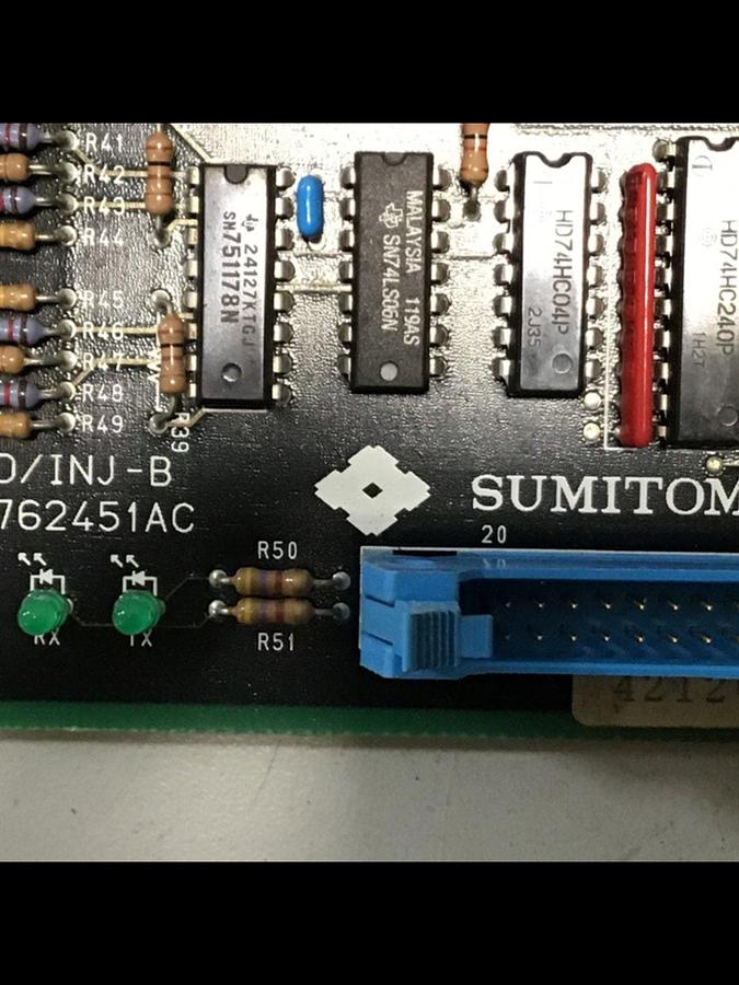 Used SUMITOMO Circuit Board MLD/INJ-B JA762451AC #118493