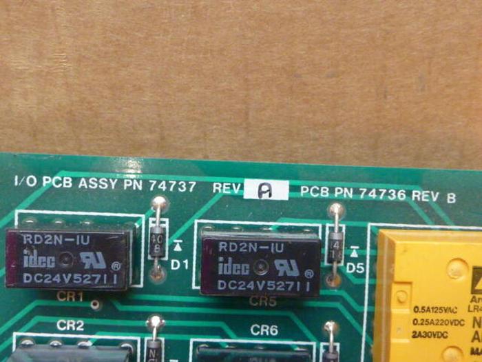 Used RANSBURG I/O Circuit Board 74737 #44786