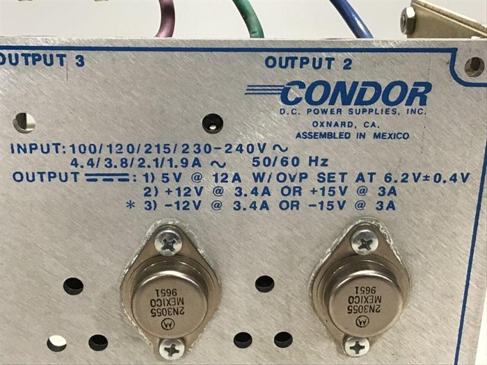 Used CONDOR Power Supply HDCC150W-A+ #120657