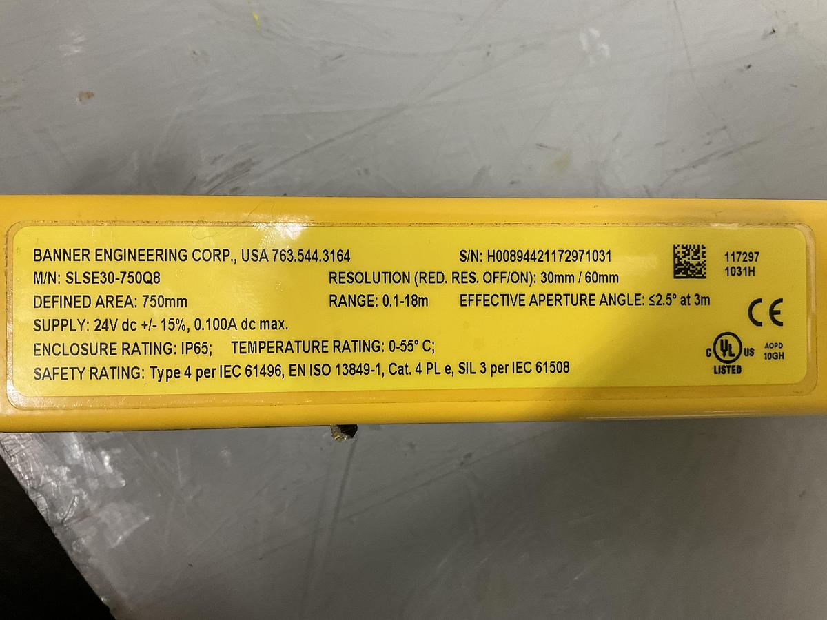 Used BANNER SLSE30-750Q8