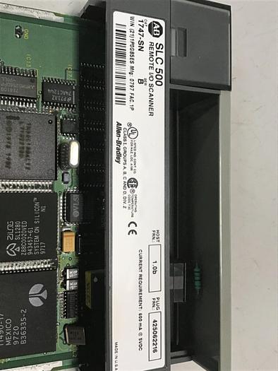 Used ALLEN BRADLEY Remote I/O Scanner 1747-SN SER B #127708