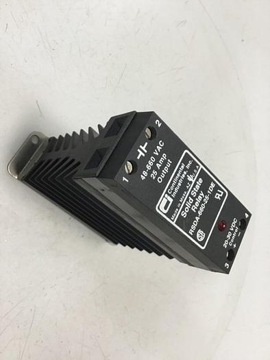 Used CONTINENTAL INDUSTRIES Solid State Relay RSDA-660-25-1DE #134740