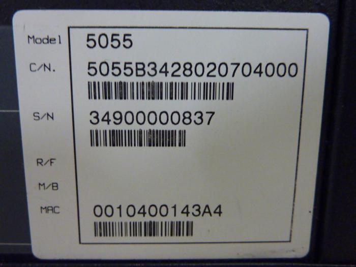 Used INTERMEC Data Collection Terminal 5055 #57202